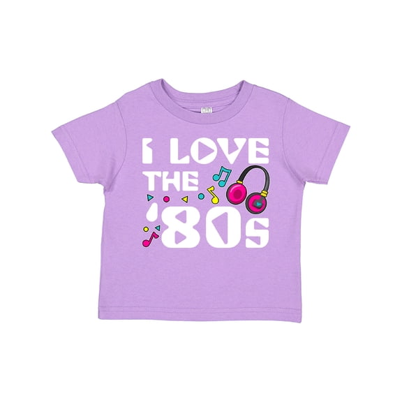 Inktastic I Love the '80s-musical Notes Boys or Girls Toddler T-Shirt