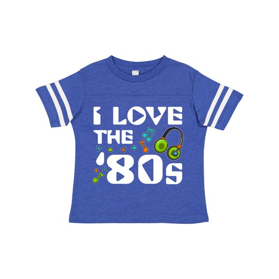Inktastic I Love the '80s-musical Notes Boys or Girls Toddler T-Shirt