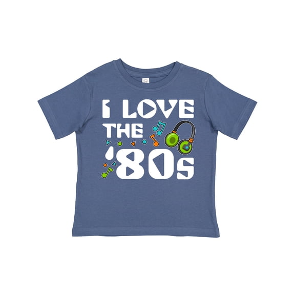 Inktastic I Love the '80s-musical Notes Boys or Girls Toddler T-Shirt