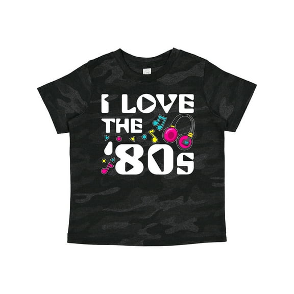 Inktastic I Love the '80s-musical Notes Boys or Girls Toddler T-Shirt