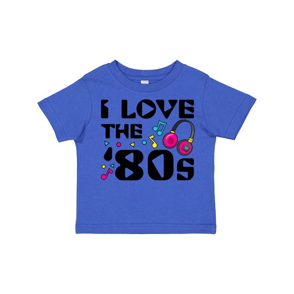 Inktastic I Love the '80s-musical Notes Boys or Girls Toddler T-Shirt
