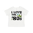 thumbnail image 1 of Inktastic I Love the '80s-musical Notes Boys or Girls Toddler T-Shirt, 1 of 5