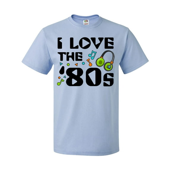 Inktastic I Love the '80s-musical Notes T-Shirt