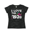 thumbnail image 1 of Inktastic I Love the '80s-musical Notes Women's T-Shirt, 1 of 5