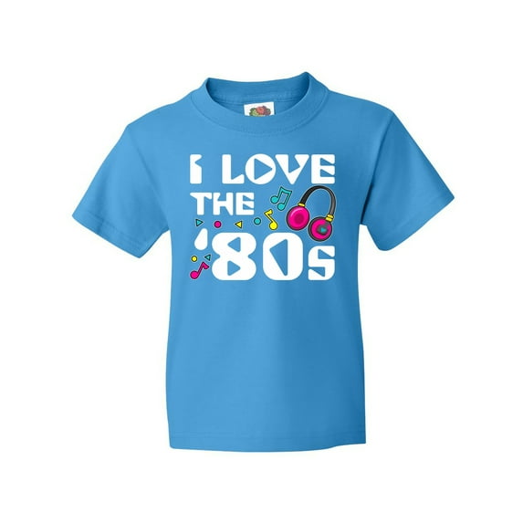 Inktastic I Love the '80s-musical Notes Youth T-Shirt