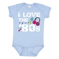 thumbnail image 1 of Inktastic I Love the '80s-musical notes Boys or Girls Baby Bodysuit, 1 of 5