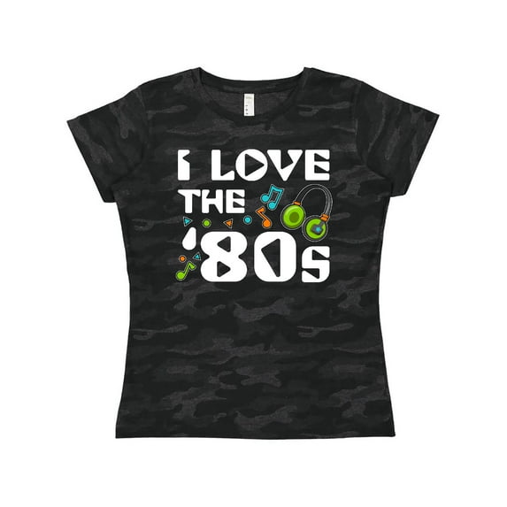 Inktastic I Love the '80s-musical notes Women's T-Shirt
