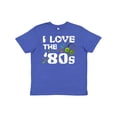 thumbnail image 1 of Inktastic I Love the '80s-musical Notes Youth T-Shirt, 1 of 5