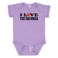 thumbnail image 1 of Inktastic I Love the Drummer Boys or Girls Baby Bodysuit, 1 of 5