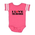 thumbnail image 1 of Inktastic I Love the Drummer Boys or Girls Baby Bodysuit, 1 of 5