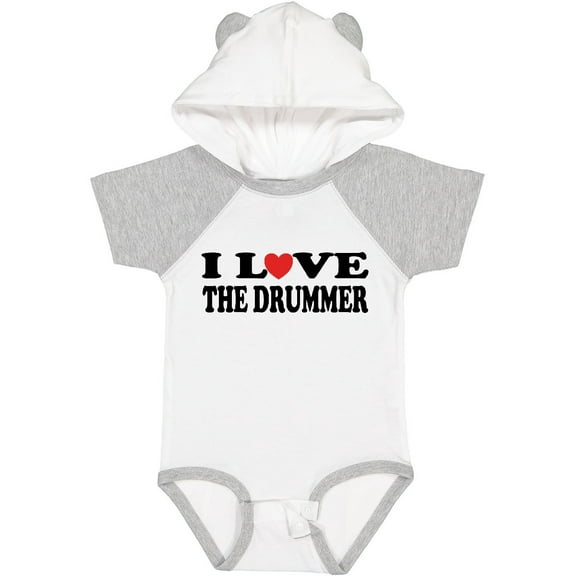 Inktastic I Love the Drummer Boys or Girls Baby Bodysuit