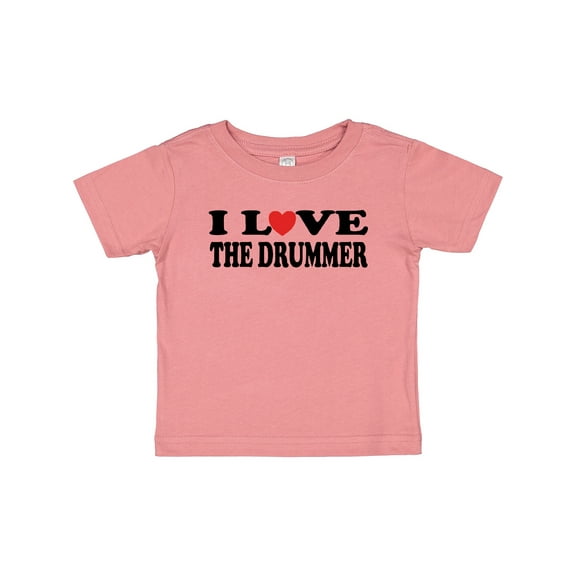 Inktastic I Love the Drummer Boys or Girls Baby T-Shirt