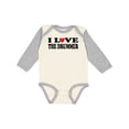 thumbnail image 1 of Inktastic I Love the Drummer Boys or Girls Long Sleeve Baby Bodysuit, 1 of 5