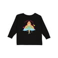 thumbnail image 1 of Inktastic I Love to Dance Ballet Girls Long Sleeve Toddler T-Shirt, 1 of 5