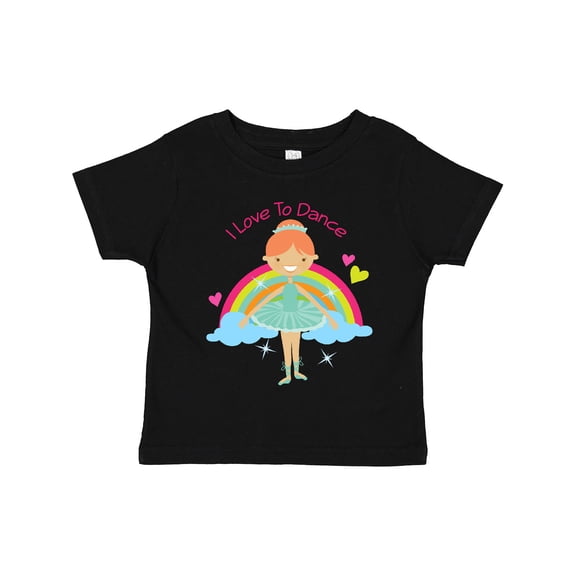 Inktastic I Love to Dance Ballet Girls Toddler T-Shirt