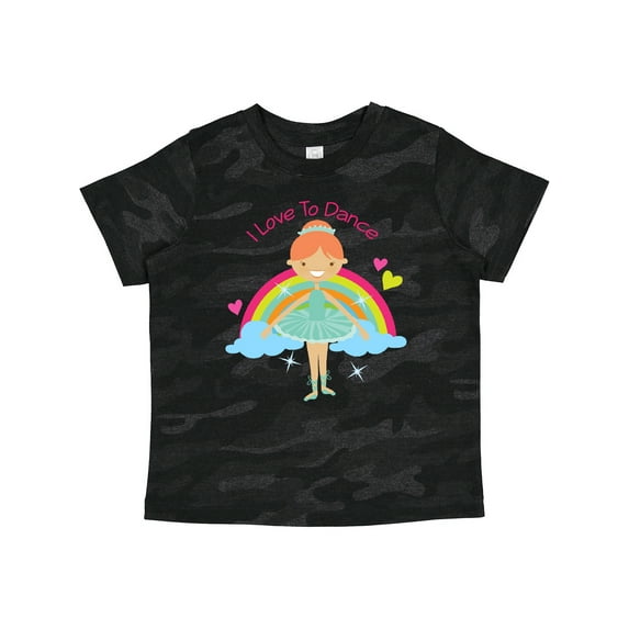 Inktastic I Love to Dance Ballet Girls Toddler T-Shirt