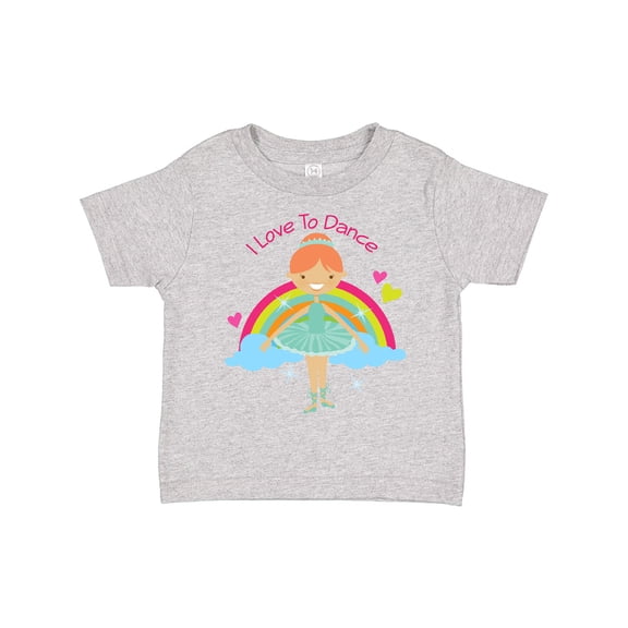 Inktastic I Love to Dance Ballet Girls Toddler T-Shirt