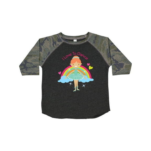 Inktastic I Love to Dance Ballet Girls Toddler T-Shirt