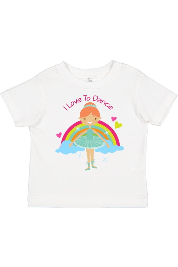 I Love to Dance Ballet Girls Toddler T-Shirt