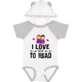 thumbnail image 1 of Inktastic I Love to Read Girls Baby Bodysuit, 1 of 5