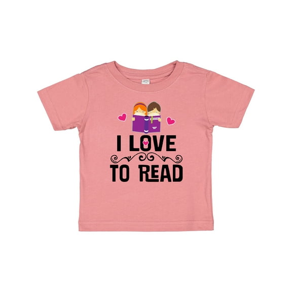 Inktastic I Love to Read Girls Baby T-Shirt