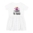 thumbnail image 1 of Inktastic I Love to Read Girls Toddler Dress, 1 of 5