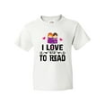 thumbnail image 1 of Inktastic I Love to Read Youth T-Shirt, 1 of 5