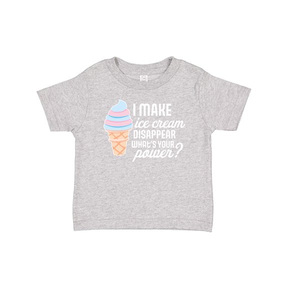 Inktastic I Make Ice Cream Disappear What's Your Power Boys or Girls Baby T-Shirt