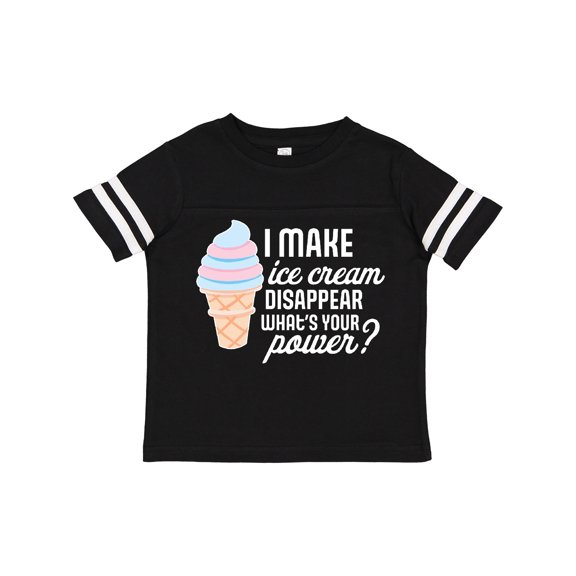 Inktastic I Make Ice Cream Disappear What's Your Power Boys or Girls Toddler T-Shirt