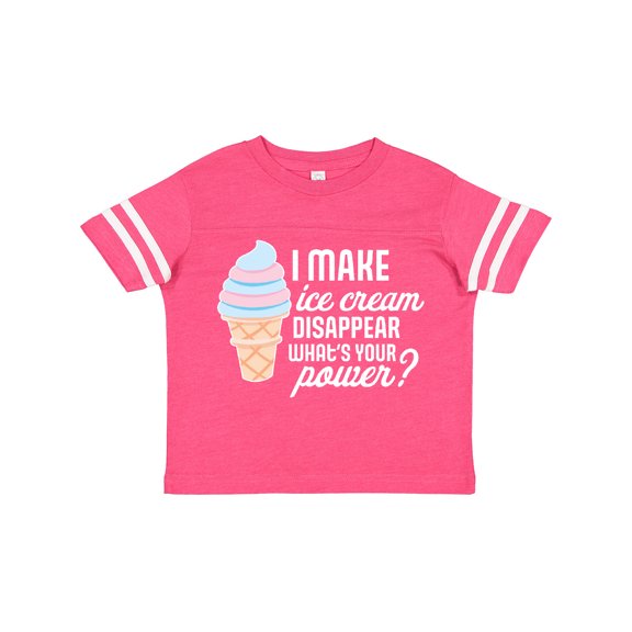 Inktastic I Make Ice Cream Disappear What's Your Power Boys or Girls Toddler T-Shirt