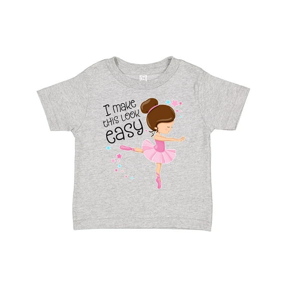 Inktastic I Make This Look Easy Ballerina Dancing Boys or Girls Toddler T-Shirt