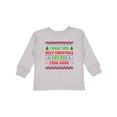 thumbnail image 1 of Inktastic I Make This Ugly Christmas Sweater Look Good Boys or Girls Long Sleeve Toddler T-Shirt, 1 of 5
