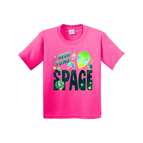 Inktastic I Need Some Space Cute Alien Youth T-Shirt