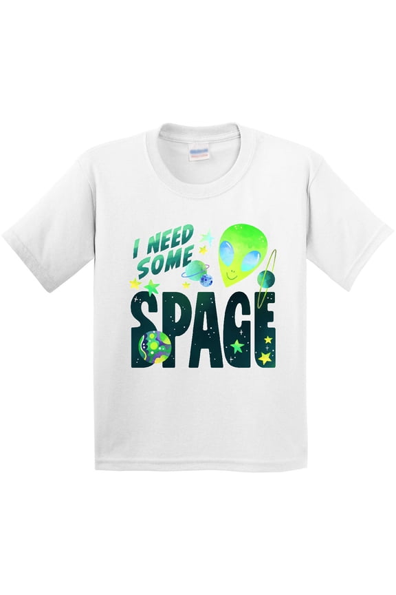 I Need Some Space Cute Alien Youth T-Shirt