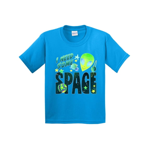 Inktastic I Need Some Space Cute Alien Youth T-Shirt