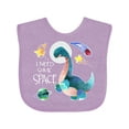 thumbnail image 1 of Inktastic I Need Some Space Dinosaur Astronaut with Stars and Planet Boys or Girls Baby Bib, 1 of 4