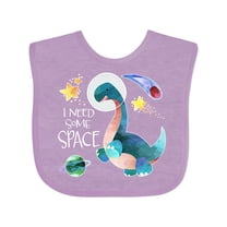 Inktastic I Need Some Space Dinosaur Astronaut with Stars and Planet Boys or Girls Baby Bib