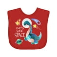 thumbnail image 1 of Inktastic I Need Some Space Dinosaur Astronaut with Stars and Planet Boys or Girls Baby Bib, 1 of 4