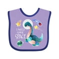 thumbnail image 1 of Inktastic I Need Some Space Dinosaur Astronaut with Stars and Planet Boys or Girls Baby Bib, 1 of 4