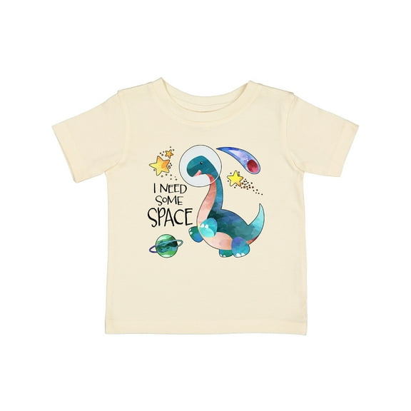 Inktastic I Need Some Space Dinosaur Astronaut with Stars and Planet Boys or Girls Baby T-Shirt