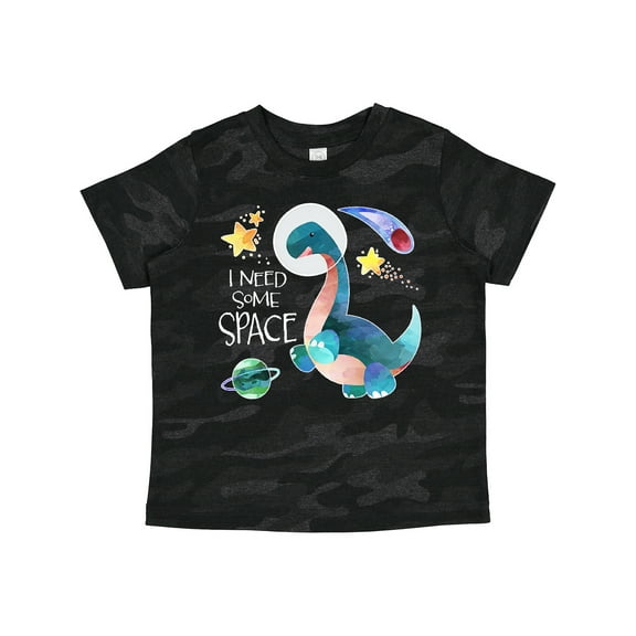 Inktastic I Need Some Space Dinosaur Astronaut with Stars and Planet Boys or Girls Toddler T-Shirt