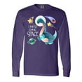 thumbnail image 1 of Inktastic I Need Some Space Dinosaur Astronaut with Stars and Planet Long Sleeve T-Shirt, 1 of 5