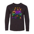 thumbnail image 1 of Inktastic I Paused My Game for Mardi Gras Gaming Long Sleeve Youth T-Shirt, 1 of 5
