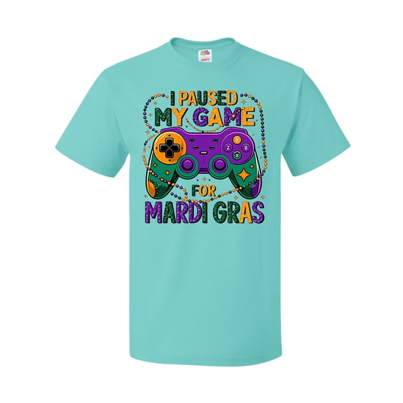 Inktastic I Paused My Game for Mardi Gras Gaming T-Shirt