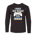thumbnail image 1 of Inktastic I Paused My Game to Be Here Long Sleeve Youth T-Shirt, 1 of 5