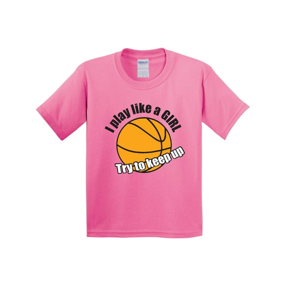 Inktastic I Play Like a Girl... Try to Keep Up Youth T-Shirt