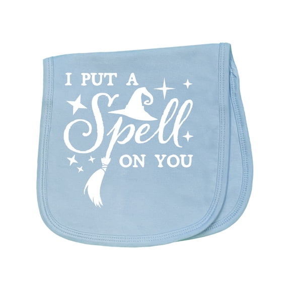 Inktastic I Put a Spell on You Halloween Magic Baby Burp Cloth