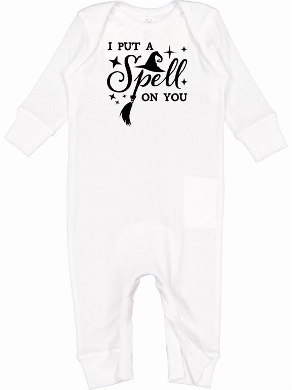 I Put a Spell on You Halloween Magic Baby Romper Coveralls