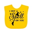 thumbnail image 1 of Inktastic I Put a Spell on You Halloween Magic Boys or Girls Baby Bib, 1 of 4