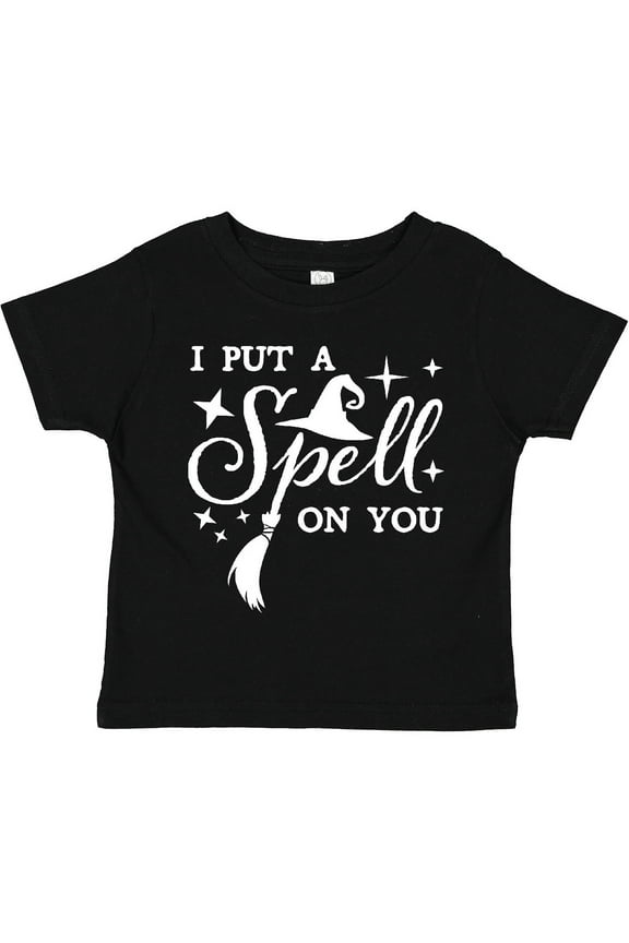 I Put a Spell on You Halloween Magic Boys or Girls Toddler T-Shirt